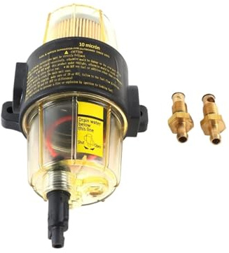Ensemble de séparateur d'eau et d'élément de filtre à carburant UF-10K, compatible avec moteur hors-bord, Yamaha, Suzuki et Mercury