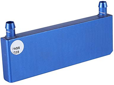 KIMISS Blocco di Raffreddamento Ad Acqua per CPU e Applicazioni Industriali, Dissipatore di Calore in Lega di Alluminio 40 * 120 Mm - Efficiente di Raffreddamento a Liquido