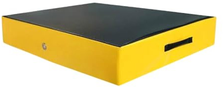 F Fityle Almohadillas de Caída para Levantamiento de Pesas, Almohadillas de Caída Silenciosas, Protección para El Suelo, Almohadilla de Equilibrio para Ejercic, Amarillo