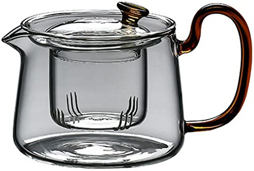LRFVADW Tea Pot Heat Resistant Heatable Glass Teapots kung fu Tea Set Puer Kettle Coffee Maker Office Pot