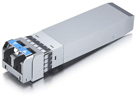 10Gtek für Ubiquiti SFP+ LR Singlemode Modul UF-SM-10G-20, 10GBase-LR Fibre Transceiver, Dual LC Connector, 1310nm, 10km