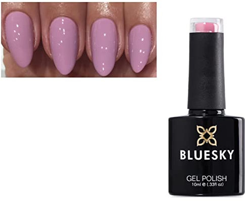 Bluesky Gel Nail Polish LILAC Pale Lilac Pink Light Mauve A91 UV LED Soak Off 10ml