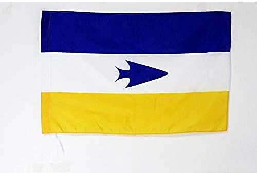 BANDIERA MAPUCHE TEHUELCHE DI ARGENTINA 90x60cm - BANDIERA MAPUCE ARGENTINA 60 x 90 cm foro per asta - AZ FLAG