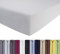 Entspanno Luxus Spannbettlaken 2X 90x200 bis 100x220cm - Aus weichem Premium Jersey - Ideal für Wasser- & Boxspringbetten bis 35cm Höhe - Weiß