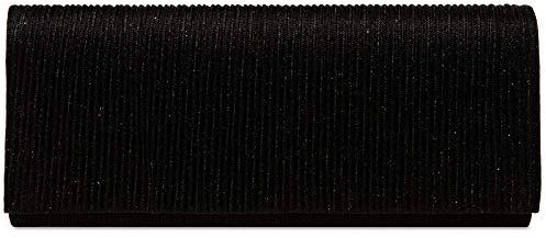 Caspar TA514 elegante Damen Glitzer Clutch Abendtasche