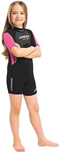 Cressi Med X Jr Wetsuit 2.5mm - Shorty Neoprenanzug Ideal zum Schnorcheln und Tauchen in gemäßigten Gewässern, Unisex-Kinder