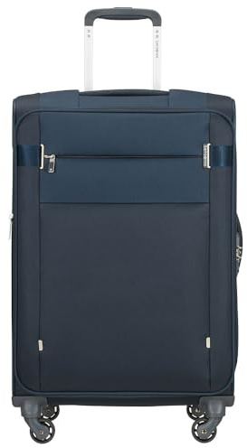 Samsonite Citybeat - Spinner M, Erweiterbar Koffer, 66 cm, 67/73 L, Blau (Navy Blue)