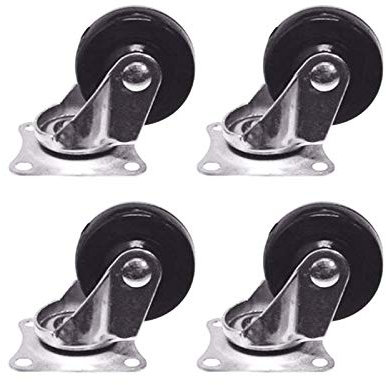 Dapetz 4pc 40mm Girevole E Fisso Rotella Ruota Set Misc