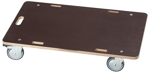 Dörner + Helmer Transportroller Cargo-XL, 790mm x 470mm x 140mm, 200kg Tragkraft, TPE-Räder, für Kisten, Wasserabweisend