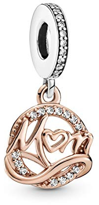 PANDORA ROSE 789374C01 Charm Anhänger Two-tone-Mum