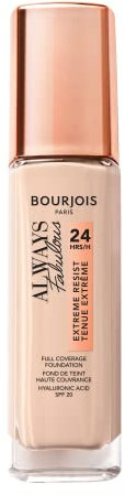 Bourjois Always Fabulous Fondotinta Coprente Liquido a Lunga Durata con SPF 20, 115 Golden Ivory, 30 ml