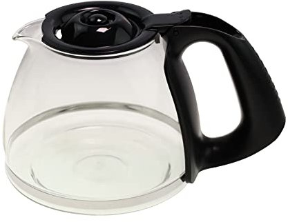 Generisch Verseuse en verre pour machine à café Tefal CM5338, transparente, cylindrique, passe au lave-vaisselle