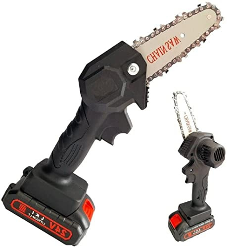 Mini elettrosega a batteria 24V motosega elettrica tagliarami 4'' UNA batteria