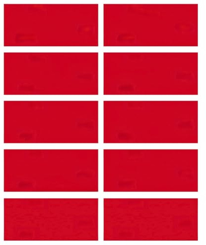 INDIAN STORE 24CP5108 Nastro biadesivo Nastro professionale extra forte Nastro in schiuma acrilica Nastro in schiuma Superfici metalliche verniciate Automotive (CP5108, 25mm x 50mm_10 Stück)