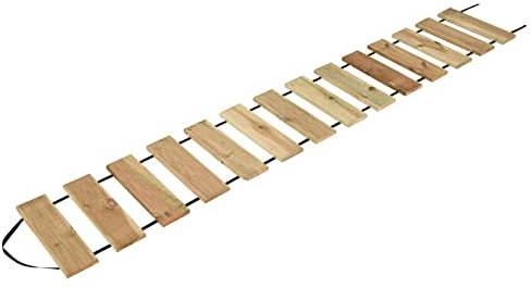 SHUJING Terrassendielen Rolle, Balkon Bodenbelag, Balkon Möbel, Bodenfliesen, Terrassenplatten, Terrassenbelag, Balkonboden, Terrassenboden, 35x300 cm Imprägniertes Kiefernholz