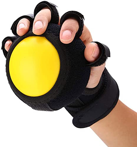 ARKEMBola AntiespáStica De SeparacióN De Cinco Dedos, óRtesis Funcional De Soporte De MuñEca con Dedos Separados para Lesiones De Dedos, Entrenamiento De Agarre, Etc.