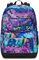 Seven Zaino Scuola Reversibile Pockets The Double, Viola Fucsia, Dyelight, Mono scomparto Multitasche, Con Auricolari Earphones Wireless Led, Tasca Borraccia e Markers, Zaino Medie Superiori, Ragazza