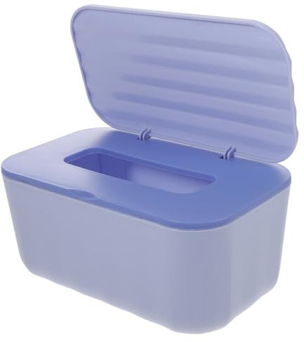 PRETYZOOM Große Mit Deckel Staubdichter Tissue-Spender Für Zuhause Und Büro Praktischer Serviettenhalter Für Kosmetiktücher Und Papiertücher Vielseitig Nutzbar Farbig Violett