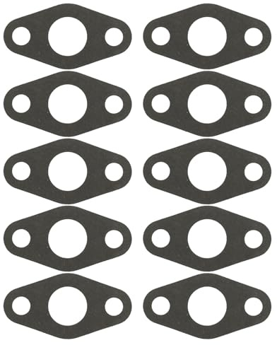 10 Stück Turbolader Ölleitungsdichtung, Turbo Ölablassdichtung, Turbo Ölrücklauf Ablassdichtung, T3 T4 Turbolader Hochfestes Dichtungspapier Turbo Ölablass Rücklaufdichtung Starke Dichtung für Autos