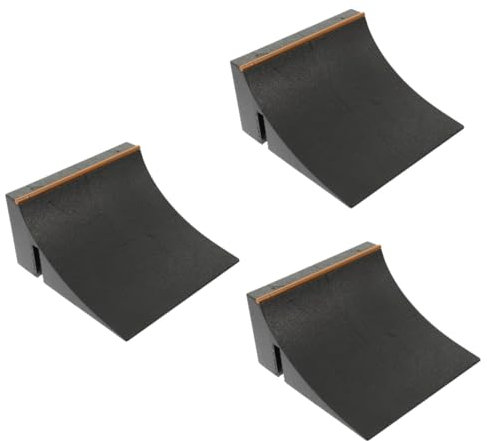 KOMBIUDA 3stücke Mini Finger Skateboard Rampen Zubehör Für Kreative Finger-Skateboard-Spiele Für Junge Mädchen Fördert Koordination Und Flexibilität Mit Vollständigem Für
