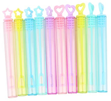 CHICAMPERA Seifenblasenstäbe Leer 30 Stück Kinder Partyzubehör Bunte Kleiner Flaschen Inkl Herz Pentagramm Motive Für Geburtstagsfeier Outdoor