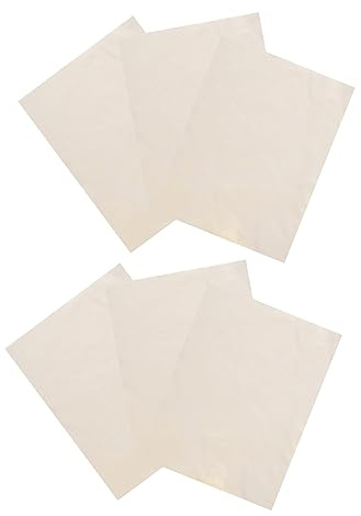 ARTIBETTER 6 Sheets Pottery Pre Cut Cloth for Smoothing Trimming and Clay Crafting Soft and Durable Material for Pot Rim Finishing and Handcraft Projects