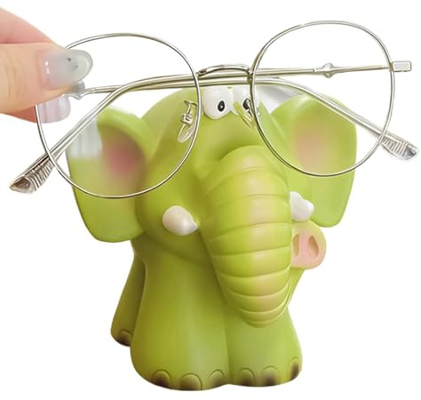 Niedliches, lustiges Tier-Brillengestell – Tier-Brillenständer, Heimbüro, Brillen-Präsentationsständer, Elefanten-Form, Holzpuzzle-Halter, Sonnenbrillen-Display für Schreibtisch, Zuhause
