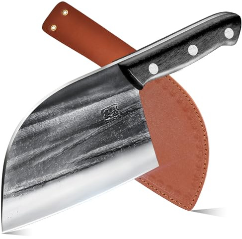 ENOKING Serbian Knife with Sheath