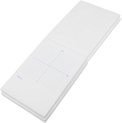 Amosfun 2 Stück Xy Koordinatensystem Millimeterpapier Hefte Mathe Zeichenpapier mit Gitternetzlinien für Präzises Zeichnen Leichtes Schreibpapier für Schule und Büro