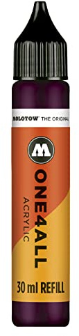 Molotow ONE4ALL Refill Acryl, Farbe 233 purpur violett 30 ml, Nachfülltinte für Permanentmarker