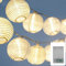 CozyHome Guirlande lumineuse exterieure pile lampions - 20 lampion LED & 7m I Minuterie à piles I Guirlande lumineuse chambre Guirlande lumineuse intérieur Fairy lights Guirlandes lumineuses noel