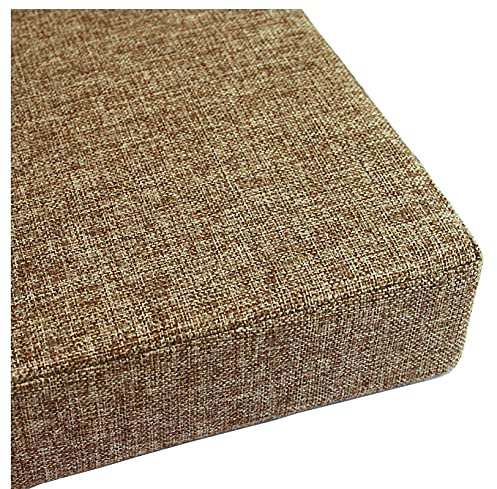 bandezid Bankauflage Bankkissen Outdoor/Indoor Bankpolster Stuhlkissen viele Farben und Größen zur Auswahl -Braun 180x40x5cm(71x16x2in)
