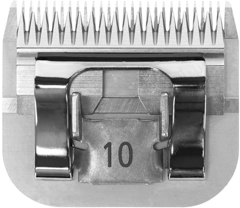 Aesculap Scherkopf SnapOn | Größe 10, 1,5 mm Schurhöhe, 40 mm Scherbreite, Kohlenstoffstahl, für alle SnapOn-Maschinen, Made in Germany