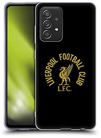Head Case Designs Offizielle Liverpool Football Club LFC Gold Und Schwarz Liver Bird Gel Handyhülle Hülle [Militärischer Schutzgrad] Kompatibel mit Galaxy A52 / A52s / 5G (2021)