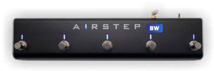 Airstep BW Edition KATANA-AIR, WAZA-AIR Fußsteuerung mit 5 Fußschaltern, 4 Steuermodi (Voreinstellungen ändern, Effekte umschalten), Katana Air und WAZA-AIR drahtlos steuern