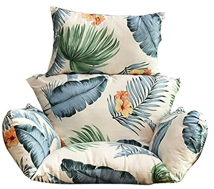dobooo Hängesessel-Kissen, Hängesessel-Kissen – waschbares Schaukelsessel-Kissen, Terrassen-Hänge-Stuhl-Pad, Garten-Hängekorb-Stuhl-Sitz (nur Kissen)