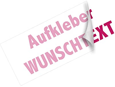 Aufkleber selbst gestalten Frontscheiben Heckscheiben Karosserie PKW ab 10cm bis 100cm