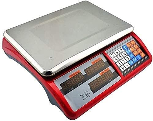 Balance de Cuisine, Balance numérique Portable Balance électronique de calcul des prix en acier inoxydable pesage numérique affichage rétro-éclairé par LED for laboratoire de cuisine pharmaceutique