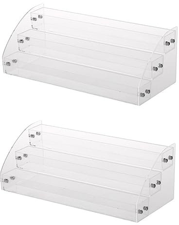 Ipetboom 2stücke Multi-layer Nagellack Organizer Aus Robustem Transparenter Lippenstifthalter Für Kosmetik Platzsparend Vielseitig Für Zuhause Oder Salon Für Nagellack Lippenstifte Und