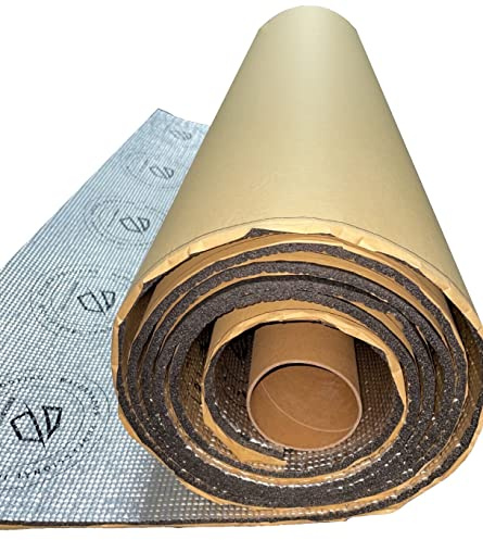Camper Van Insulation Floor Roof Sound Walls Proof Foil Self Adhesive 10mm (5m x 1m)