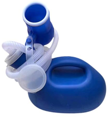Generic Botella de orinal para hombres, tubo largo de 59,06 , contenedor urinario de 2000ml, orinal portátil para hombres, para coche, Camping, exteriores, Azul