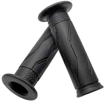 Motorcycle Handlebar 7/8 Rubber Throttle Tube Grip Compatible with Yamaha YZF-R1 R15 R25 R3 R6 FZ1 XJ6