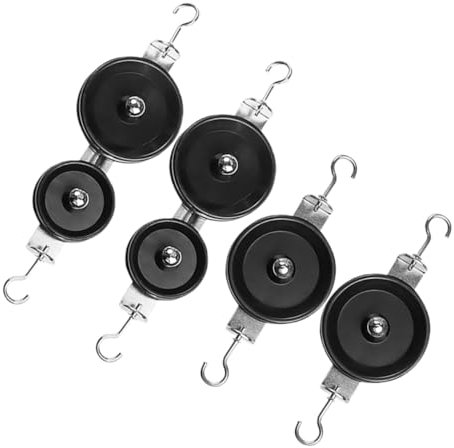 Toyvian 4stücke Teiliges Mechanik Lehrmittel Robuste Einzel Und Doppelrollen Für Physikexperimente Für Unterricht Der Mittelstufe