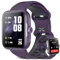 Anyloop Reloj Inteligente Mujer Hombre,GPS Integrado,1.78 AMOLED Smartwatch con Llamadas,Podómetro,Monitor de Sueño,110+ Modos Deportivos Pulsera Actividad Impermeable IP68 para Android iOS Morado