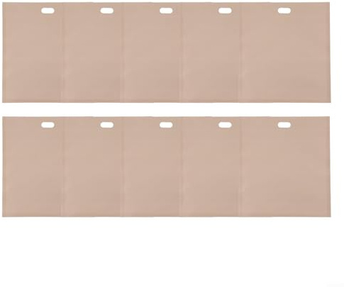 10 Pack Reusable Toaster Bags, Heat Resistant Sandwich Bags for Effortless Cooking and Cleanup (20x22cm)