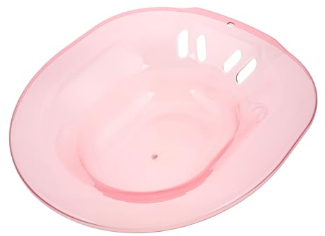 COSMEVIVI Sitzbad über Toilettensitz Rosa für Frauen Postpartale Pflege Hämorrhoiden Behandlung Vielseitiges Becken für Zuhause und Pflegeeinrichtungen