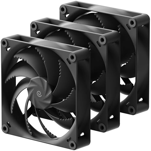 HAVN H14 140 mm Lüfter Schwarz – 3-Pack | Drei leise & leistungsstarke PC Fans für Gehäuse & Radiator mit Triple-Groove-FDB-Lagern, Loopin-Cable-System & Vibrationsdämpfern