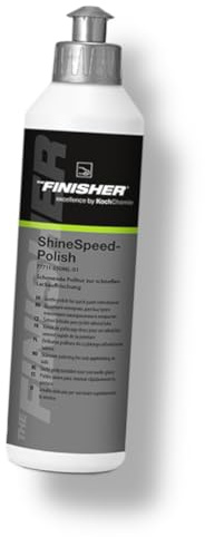 THE FINISHER Shine Speed Polish Waxpolitur - Made By Koch Chemie - 3in1 Hochglanz Politur mit Lackpflege + Schutz- Beseitigt Waschkratzer - Für alle Lacke - Auto polieren, Lackpolitur 250ml