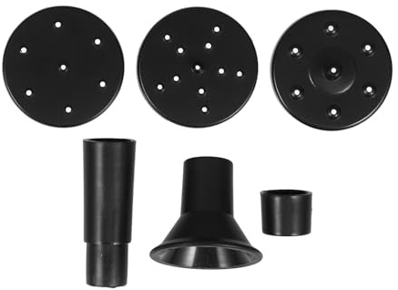 Abaodam Set 6 Accessori Pompa Fontana Solare in Plastica per Bagno Uccelli, Fontana Stagno e Acquari, Getto d'Acqua Regolabile per Giardino Esterno Alimentazione Energia Solare