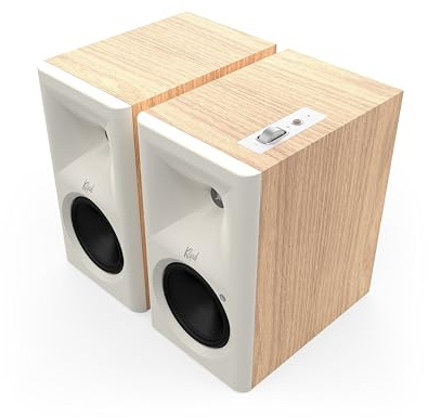 Klipsch The Fives II Dolby Atmos 5.25 Powered Speakers, Walnut (Pair)